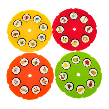 Projektor do Rysowania dla dzieci 3+ Nauka odrysowywania + 4 Krążki z obrazkami + 12 Pisaków + Notes